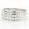 Classic Men's 14K White Gold Brilliant Diamond 0.75CTW Wedding Anniversary Ring Band