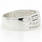 Classic Men's 14K White Gold Brilliant Diamond 0.75CTW Wedding Anniversary Ring Band