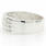 Classic Men's 14K White Gold Brilliant Diamond 0.75CTW Wedding Anniversary Ring Band