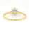 Vintage Estate 14K Yellow Gold Diamond Solitaire Engagement Ring - 0.20CTW