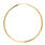 Estate Classic Ladies 14K Yellow Gold Hollow Hoop 47MM Earrings