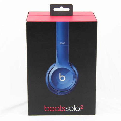 Beats by Dr. Dre Solo 2 Headband Wired Headphones Blue B0518