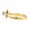 Estate Vintage 14K Yellow Gold Diamond 0.25CTW Heart Anniversary Ring Set 