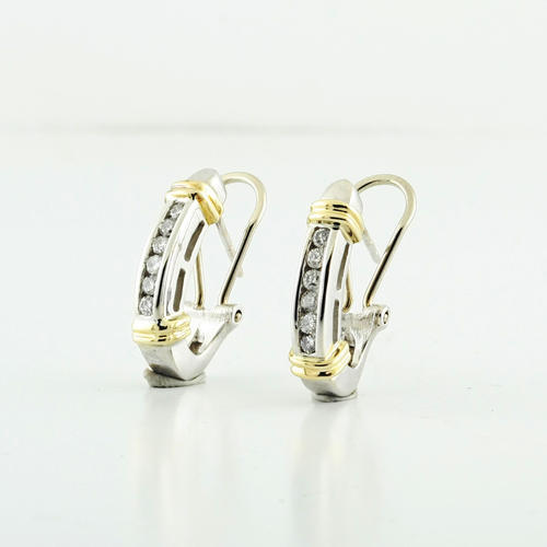 omega lock earrings