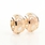 Classic Estate Ladies 10K Rose Gold Huggie Hoop Earrings 