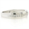 Vintage 14K White Gold Men's Brilliant Diamond Wedding Anniversary Ring -0.36CTW