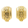 Classic Estate Ladies 18K Yellow Gold Huggie Hoop Earrings 