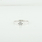 Unique Solitaire 14K White Gold Diamond Engagement Ladies "Say Yes" Ring 