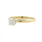 Estate Vintage Ladies 14K Yellow Gold Diamond Solitaire Engagement Ring- 0.35CTW