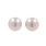 Vintage Estate 14K Yellow Gold Cultured Lilac Pearl Push Back Earrings Studs