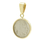 Rare Vintage Estate 10K Yellow Gold Bezel Pendant 1936 Buffalo Nickel Coin 