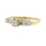 Vintage Estate Ladies 14K Two Tone Gold Diamond Engagement Ring - 0.35CTW