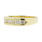 Vintage Estate Men's 14K Yellow Gold Chanel Set Diamond Ring Band - 0.75CTW