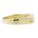 Vintage Estate Men's 14K Yellow Gold Chanel Set Diamond Ring Band - 0.75CTW