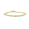 Classic Estate Ladies 10K Yellow Gold Diamond 0.65CTW Tennis Bracelet 7 Inch 