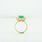 Stunning 3.20 Carat Princes Cut Colombian Emerald & Diamond Ladies Cocktail Ring