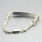 Ladies Classic Estate 925 Sterling Silver Tri-Color Engraving ID Band Bracelet 