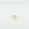 Classic 0.55 Clean Emerald Cut Diamond Ladies Engagement 14K Yellow Gold Ring 