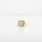 Mens Handsome Nugget Luxurious 0.54CTW Round Diamond 14K Yellow Gold Ring