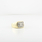 Mens Handsome Nugget Luxurious 0.54CTW Round Diamond 14K Yellow Gold Ring