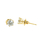 Classic Ladies Estate 14K Yellow Gold Diamond 0.80CTW Push Back Stud Earrings