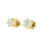 Classic Ladies Estate 14K Yellow Gold Diamond 0.80CTW Push Back Stud Earrings