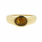 Vintage Estate 18K Yellow Gold Bezel Set Gemstone Ring Band