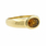 Vintage Estate 18K Yellow Gold Bezel Set Gemstone Ring Band