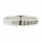 Estate Men's 14K White Gold Brilliant Round Diamond 0.50CTW Ring Band 