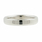 Estate Men's 14K White Gold Brilliant Round Diamond 0.50CTW Ring Band 