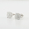 Ladies Divine 2.56 Carats Total Custom Made 14K White Gold Diamond Stud Earrings