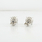 Ladies Divine 2.56 Carats Total Custom Made 14K White Gold Diamond Stud Earrings