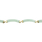 Ladies Vintage Classic Estate 14K Yellow Gold Green Jade Bracelet - 7 Inch