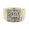 Stylish Estate 10K Yellow Gold Mens Diamond Signet Ring - Size 9.5 - 0.42CTW