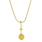 Elegant Classic Estate Ladies 18K Yellow Gold Bead Pendant & 18" Chain Necklace