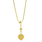 Elegant Classic Estate Ladies 18K Yellow Gold Bead Pendant & 18" Chain Necklace