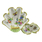 Herend Hungary Queen Victoria Butterfly Flowers Scalloped Shell Dish Decor 2PCS