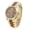 Michael Kors Bradshaw Women's Chronograph Tortoise Gold Tone Watch MK 6269