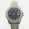 Ladies Rolex Date-Just TwoTone SS 18K Yellow Gold Diamond Bezel Dial Watch 30074