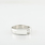 Mens Diamond Emerald Cut Diamond Accent Wedding Band in 14K White Gold Ring