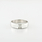 Mens Diamond Emerald Cut Diamond Accent Wedding Band in 14K White Gold Ring