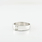 Mens Diamond Emerald Cut Diamond Accent Wedding Band in 14K White Gold Ring