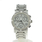 Bulova Ladies Dress Watch Chrono Diamonds Dial Stainless 96R19