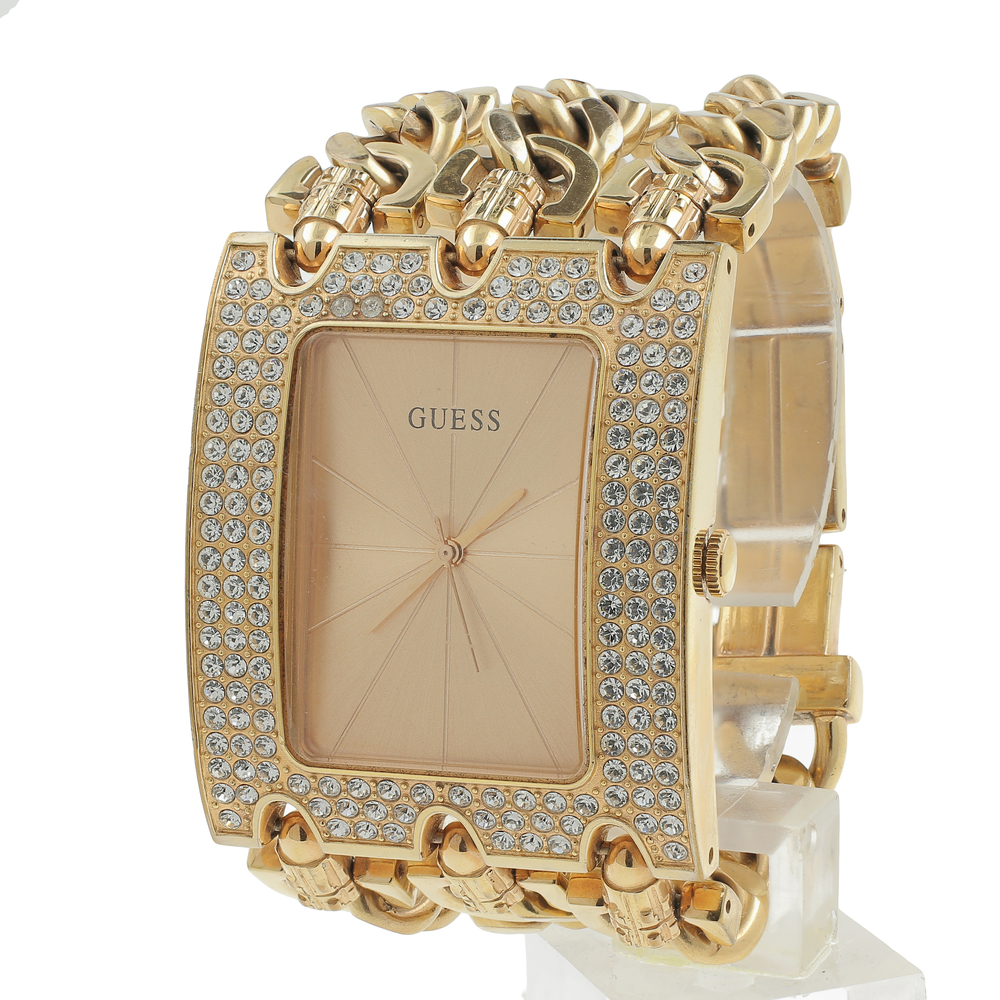 Guess Women's U0085L1 Rocker Glitz Multi Chain Gold Tone Bracelet Watch ...