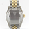 Pre-Owned Rolex Two-Tone SS & Yellow Gold Date-just Original Diamond Dial Watch