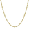 Ladies Men's Estate 10K Yellow Gold Rope Diamond-Cut 22-inch Chain Necklace