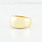 Ladies 100% Authentic Cartier 18K Yellow Gold Dome Nouvelle Vague Ring Size 8