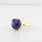 Ladies Estate Tiffany and Co 18K Yellow Gold Elsa Peretti Lapis Ring