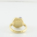 Ladies Estate Tiffany and Co 18K Yellow Gold Elsa Peretti Lapis Ring