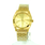 Men's Nixon Time Teller Gold Dial Yellow Gold-Tone 39mm Watch - A045-511